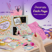 ONE TO FOUR XP5615 2-Pack Mega DIY Journal Kit, Art & Craft Set for Tweens, Scrapbook & Diary Kit, Multicolor