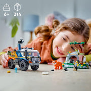 LEGO City Jungle Explorer Off-Road Truck Building Set, 314 Pieces, Includes 3 Adventurer Minifigures and Tiger Figure, Ages 6+