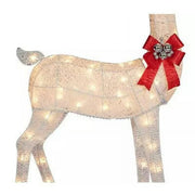 Joiedomi 3 Packs Reindeers Buck Doe Fawn 230 LED Warm White Yard Lights