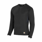 Carhartt Force Midweight Micro-Grid Long-Sleeve Base Layer Top, Black, Large, UM0223-M