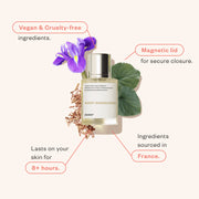 Dossier Woody Sandalwood Eau De Parfum, Unisex Fragrance with Mysore Sandalwood, Sweet Violet, Orris, Musk, Spray, 1.7 oz
