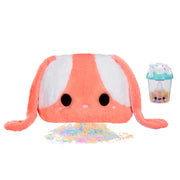 MGA Entertainment Fluffie Stuffiez Plush Pillow Fight Bunny, Ultra-Soft Multicolor Plush with Interactive Fluff Explosion and Character Vacuum