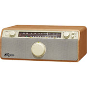 Sangean WR-12 AM/FM/Aux-In Stereo Analog Wooden Cabinet Radio (Walnut)