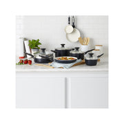 GreenPan CC002639-001 Rio Ceramic Nonstick 16-Piece Set, Black