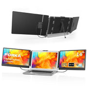 FORKA S2 14-inch Laptop Screen Extender Monitor, Black