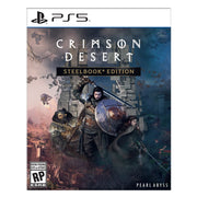 Plaion Crimson Desert Steelbook Edition Video Game with Exclusive Grotevan Plate Set DLC, PlayStation 5, Action Adventure, Mature 17+, 1180014