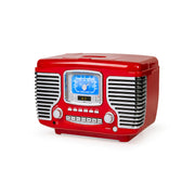 Crosley CR612B-RE Corsair Radio CD Player, Red