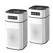 AIRFIRE AP202 Air Purifier with H13 HEPA Filter, 360-Degree Air Intake, Quiet Sleep Mode, Aromatherapy Pad, White, Pack of 2