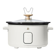 Beautiful 19162 6 Qt Programmable Slow Cooker, White Icing by Drew Barrymore
