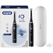 Oral-B Model iO M6.1B6.1K iO Series 6 Electric Toothbrush with (2) Brush Heads, Black Onyx