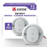 Kidde 30CUAR Hardwired Combination Smoke & Carbon Monoxide Detector, AA Battery Backup, 5-inch