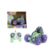 Jada Toys 36100 Marvel Hulk Stunt RC Car 5-Wheel Stunt Car with Light-Up Wheels and 360 Rotation