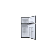 Galanz GL46TS5E 4.6. Cu ft Stainless Steel Look, 2-door Estar Compact Fridge with Freezer