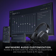 Turtle Beach Stealth 700 Gen 3 Wireless Multiplatform Gaming Headset, 60mm Eclipse Dual Drivers, Flip-to-Mute Microphone, Bluetooth 5.2, 80-Hour Battery, Black
