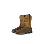 Thorogood Western Wellington 11 Waterproof Safety-Toe Work Boots for Men Brown 13M