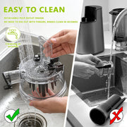 SMALLHOO Masticating Juicer, 6.5 in Extra Wide Chute, 3-in-1 Juice Sorbet Nut Milk Cold Press, 100 fl oz Capacity, Quiet 350W Motor, BPA-Free, SH-980MJ-1
