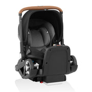 Evenflo Gold Shyft DualRide Infant Car Seat Stroller Combo with SensorSafe Technology, LockStrong Installation, Green & Gentle Fabric, Carryall Storage Bag, Extended Canopy, Quartz CS150112311