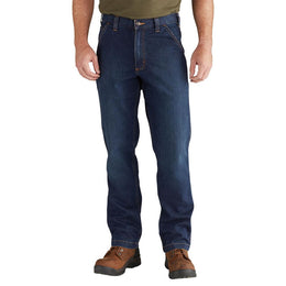 Carhartt Relaxed Straight Rugged Flex Denim Dungarees - Superior - 30x34