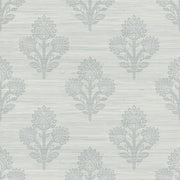 Roommates Studio Peel and Stick Wallpaper, Light Blue Auden Pattern, 30.75 Sq. Ft, Durable Vinyl, Repositionable and Removable