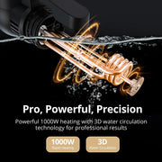 Inkbird CharMeter SSV-102-W Sous Vide Cooker, 1000W Immersion Circulator with 2.4G WiFi, Black/Silver