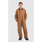 Berne Softstone Insulated Coveralls for Kids - Brown Duck - L