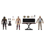 Mattel WWE Elite Collection Awesome Truth Action Figure 3-Pack, The Miz, R-Truth, Triple H, 6-Inch, 25 Points Articulation, Multicolor