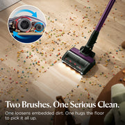 BISSELL PowerClean DualBrush Cordless Stick Vacuum, HEPA Sealed Allergen System, FurFinder Headlights, Self-Standing Design, 50-Minute Battery Life, 8 lb, 4373