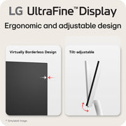 LG UltraFine 27-Inch 4K UHD HDR10 IPS Monitor, White, 27US500-W