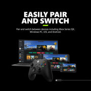 Microsoft EP2-29943 iXbox Wireless Gaming Controller + USB-C Cable (2025)  Carbon Black  Play on Xbox, Windows, Android, iOS, FireTV Sticks, Smart TVs, VR Headsets