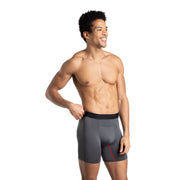 Fruit of the Loom Men's 360 Stretch Coolsoft Mid Rise Boxer Briefs, Quick Dry, Moisture Wicking, Assorted Colors, Pack of 6, 2XL