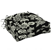 Arden Selections Ashland Jacobean Wicker Seat Cushion 2-Pack - 18 in L x 20 in W x 5 in H
