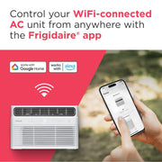 Frigidaire FHWW085WE1 8,000 BTU Smart Inverter Window Air Conditioner with Wi-Fi, Cools Up to 350 Sq. Ft., Energy Star Certified, Ultra Quiet Operation