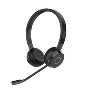 Jabra Evolve 65 TE Wireless Bluetooth Stereo Headset, Noise-Canceling Mic, Dual Connectivity, 16 Hour Battery Life, Black, 6699-833-499-01