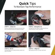 Wahl Professional Cordless Barber Combo Black Magic Clip Clipper and Detailer Trimmer 3025397