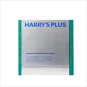 Harry's Plus Shaving Set with Moss Green Metal Razor Handle, 3 Five-Blade German-Engineered Cartridges, Foaming Shave Gel with Aloe, Travel Blade Cover