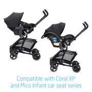 Maxi-Cosi Maxi-Taxi XT Ultra Compact Car Seat Caddy Stroller, Lightweight Travel System, Black, CV412BLK