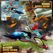 Toy Choi's S152 Brushless RC Plane for Kids Adults, Remote Control Drones Fighter Jet with 6-Axis Gyro, Black