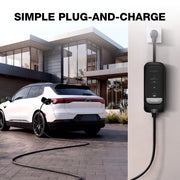 ADC Solutions Auto TYPE S 16A Level 1 EV Charger, 120V Portable Home Station, Adjustable 6A-16A Amps, J1772 Connector, 24.6ft Cable, Weatherproof