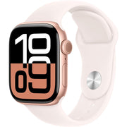 Apple Watch Gen 10 Series 10 Cell 42mm Rose Gold Aluminum - Light Blush Sport Band MWX93LW/A