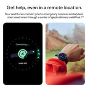 Google Pixel Watch 4, 41mm, Matte Black Aluminum Case, Obsidian Active Band, Actua 360 Domed Display, Health and Fitness Tracking, Gemini AI, Wi-Fi