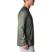 Columbia Sportswear Super Terminal Tackle PFG Super Fade Long Sleeve Athletic Shirt, Cypress Fish Hooks, Medium, 206925
