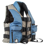Body Glove 14270-L-BLUGRY2 Angler Fishing Vest US Coast Guard Approved Life Jacket - L