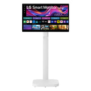 LG Smart Monitor Swing 32-Inch 4K UHD IPS Touchscreen with Rolling Adjustable Stand, HDR10, webOS, Built-In Speakers, HDMI, USB Type-C, White, 32U889SA-W