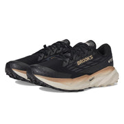 Brooks Men's Cascadia 19 GTX Waterproof Trail Running Shoes, Black/Ebony/Chateau Gray, 10.5 Medium, 110456