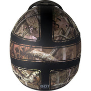 Raider 24-630MO-15 Ambush Adult Motocross Helmet DOT Approved Mossy Oak - Large
