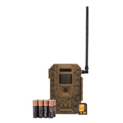 Muddy Mitigator 2.0 Trail Camera, 24MP Images, 720p HD Video with Audio, 0.7-Second Trigger Speed, 80-Foot Detection Range, Distressed Housing Finish