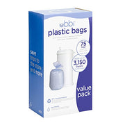Ubbi 10086 Plastic Bags, 75 Pack, 3 Count