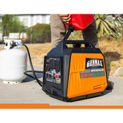 Genmax 4300-Watt Dual Fuel Portable Inverter Generator With CO Sensor
