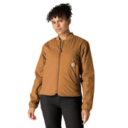 Carhartt Rain Defender Loose-Fit Lightweight Insulated Jacket for Ladies - Carhartt Brown - M