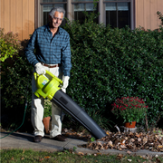 Sun Joe SBJ604E 200 mph 3-in-1 Electric Leaf Blower Vacuum and Leaf Shredder